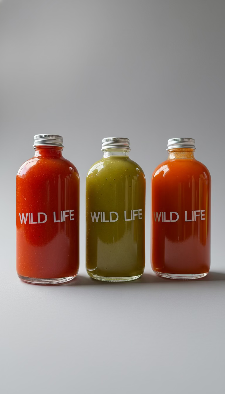 Hot Sauce, Chilli Oil, Toppings.