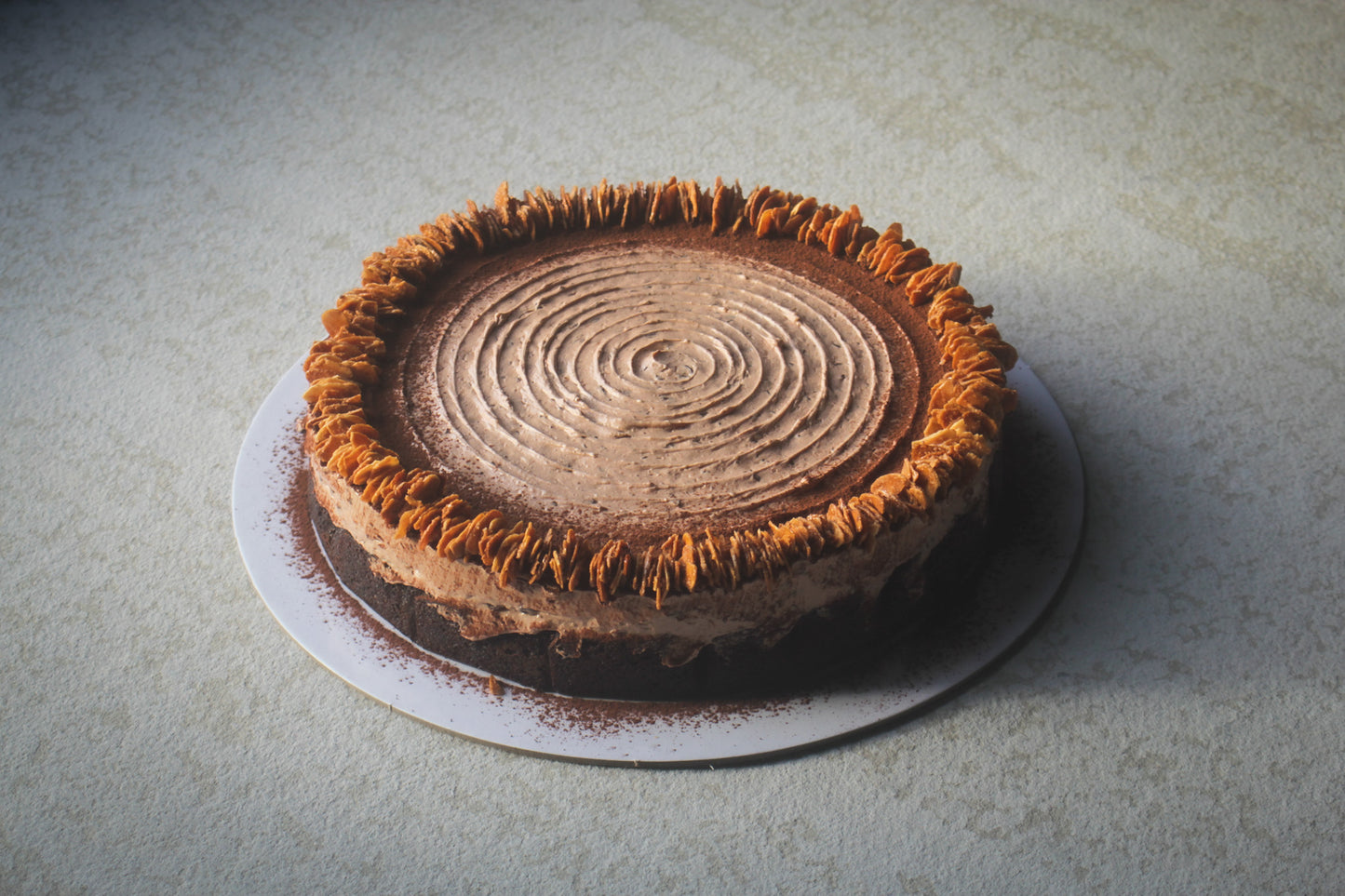 Chocolate, Beetroot + Almond Praline Cake (V, GF)