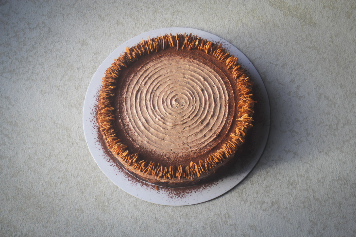Chocolate, Beetroot + Almond Praline Cake (V, GF)